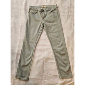 Free People Slim Leg Jeans Womens 28 Vintage Wash Mid Rise Stretch Denim